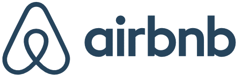 San Antonio property management includes listing your property on Airbnb. Aribnb logo pictured here.
