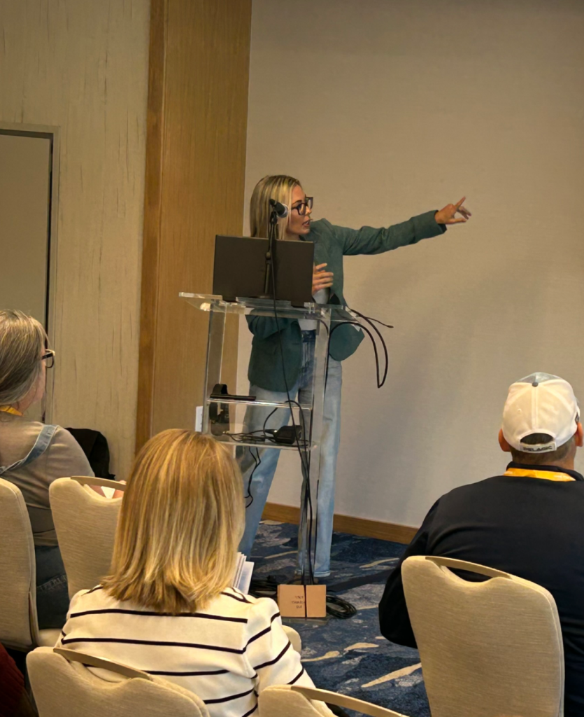 Alison Braune, owner of iTrip San Antonio, presenting at the iTrip Summit.